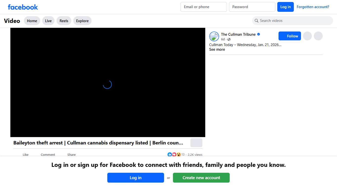 Cullman Today – Wednesday, Jan. 21, 2026 Here’s what’s making news in Cullman this morning: 🚔 Baileyton man arrested after alleged trailer theft 🏛️ Berlin council update: leaders address community concerns and move projects forward 🌿 Cullman County listed for a future medical cannabis dispensary as Alabama’s program moves closer to launching 🚧 Traffic alert: Sharpton Road NE and Convent Road intersection closed for a water repair this morning ➕ Plus: 🏀 Cullman County Tournament updates: Vinemont